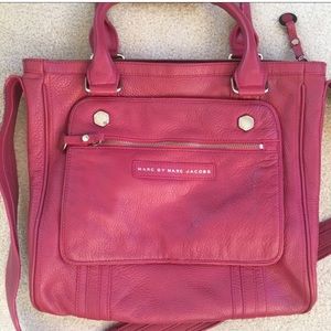 Marc by Marc Jacobs Pink Leather Crossbody Bag